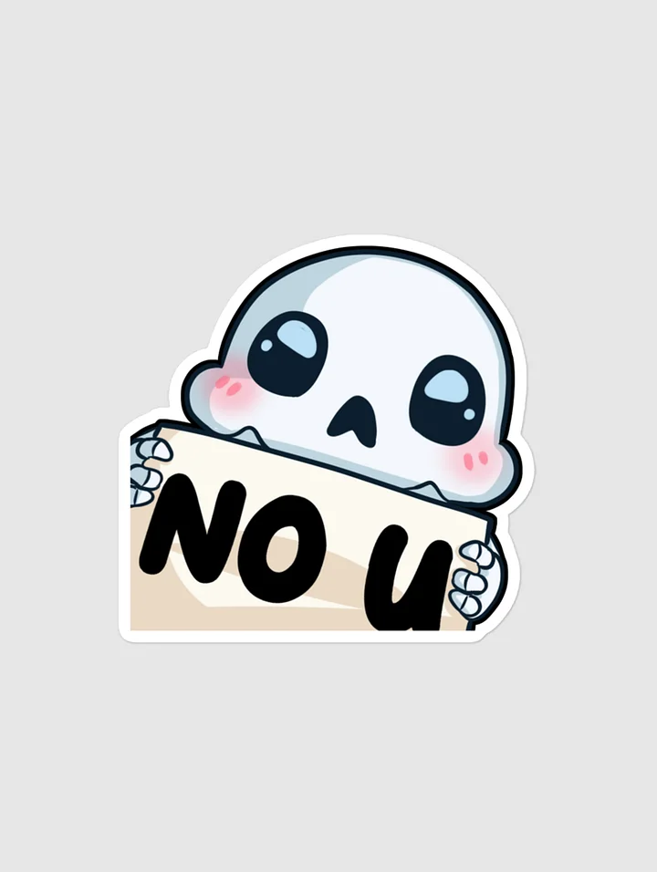 No U - Sticker product image (1)