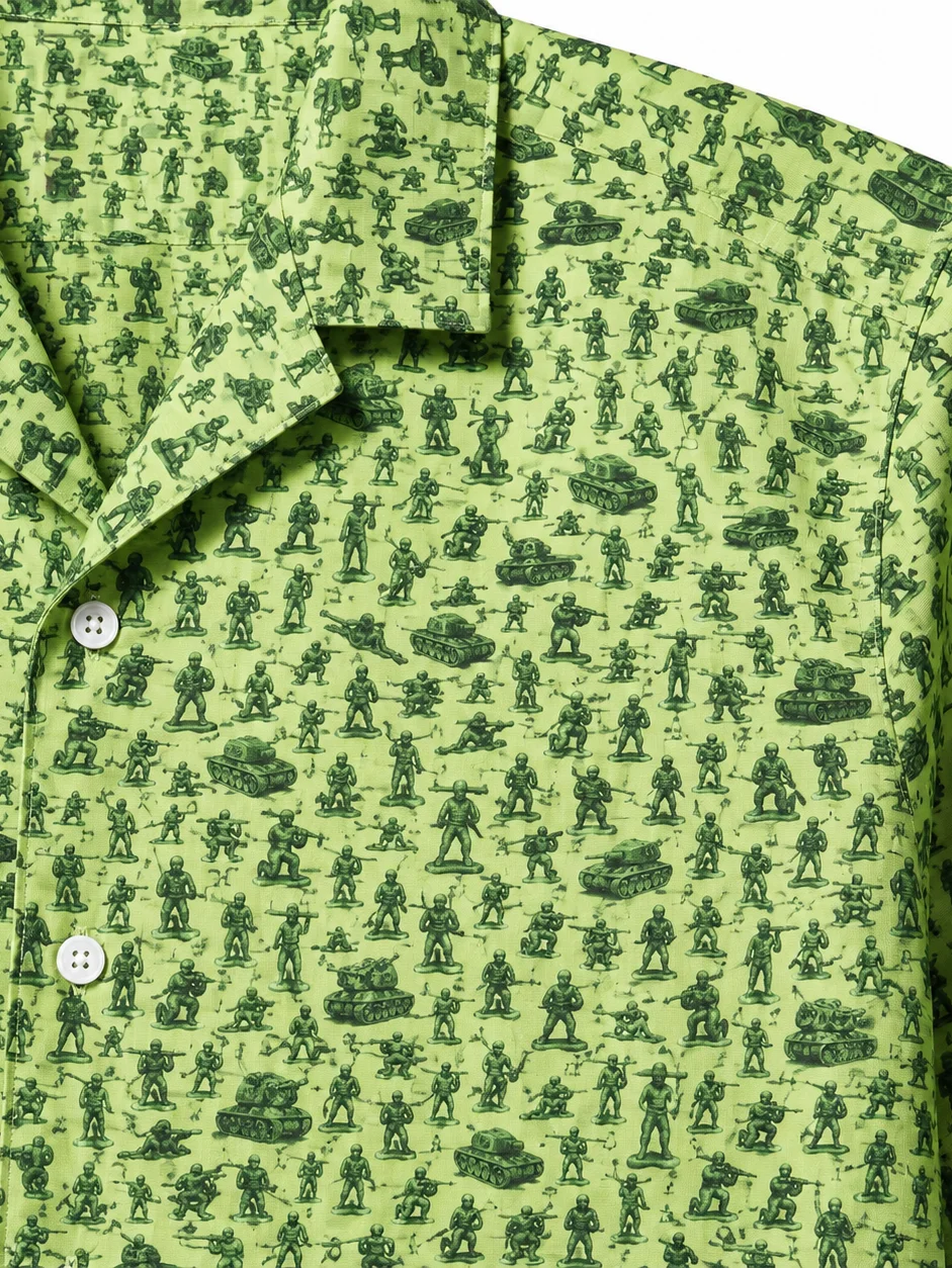 Toy Army Men Button Up shirt product image (2)