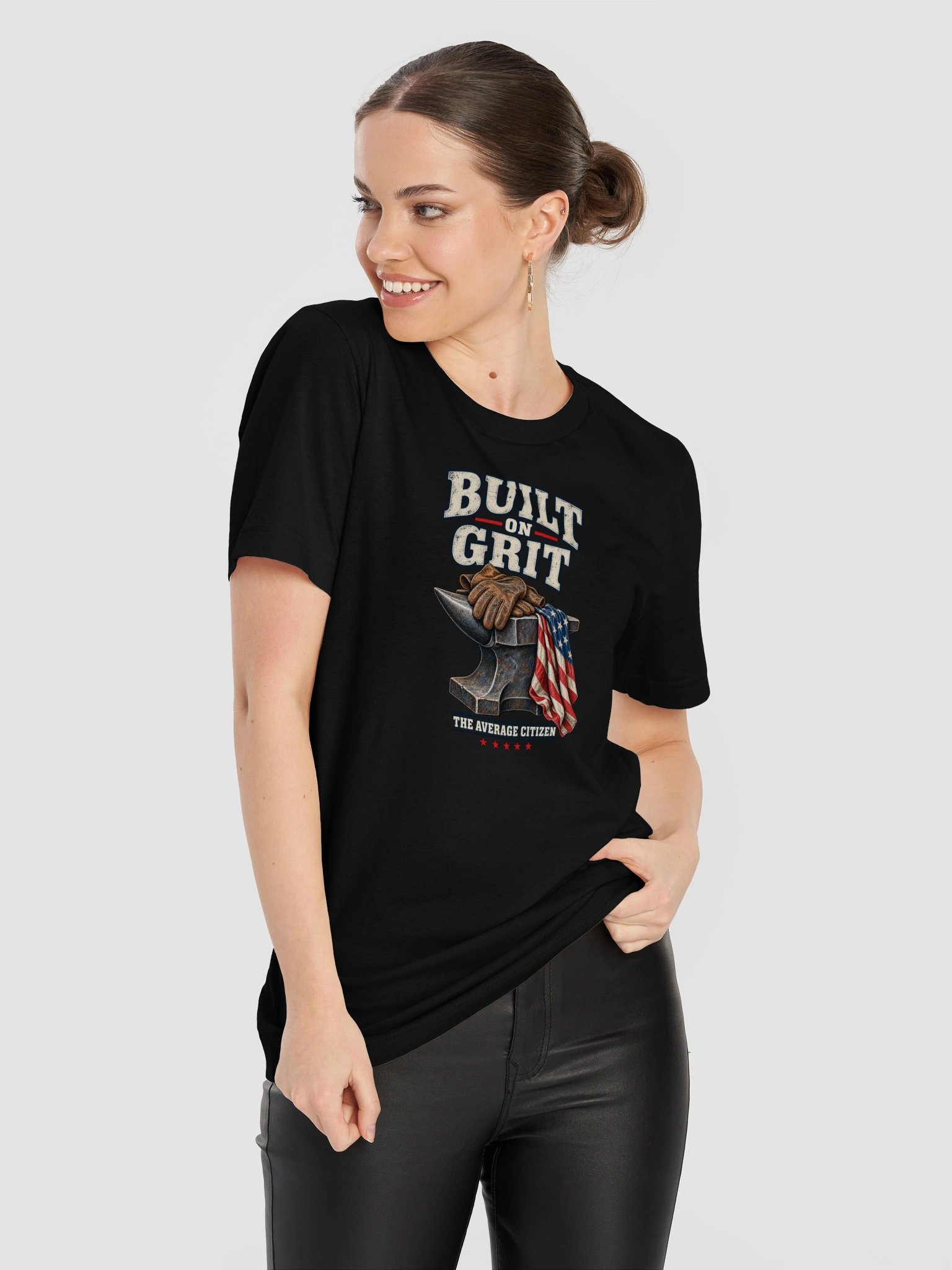The Average Citizen Built on Grit Tee product image (11)