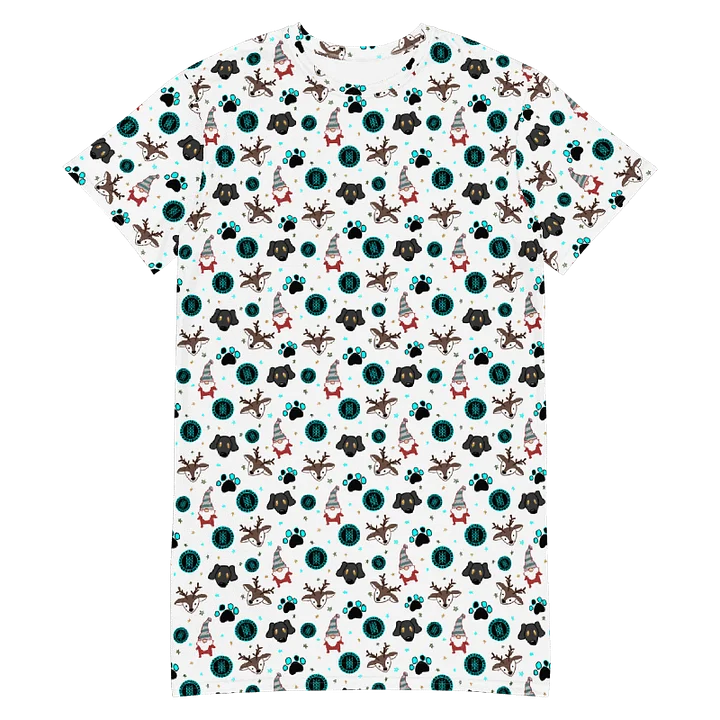 Web of Wyrd Christmas T-Shirt Dress product image (1)