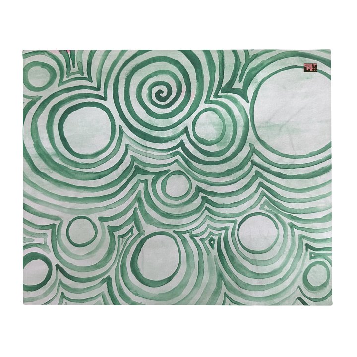 "Green Swirl" Blanket product image (1)