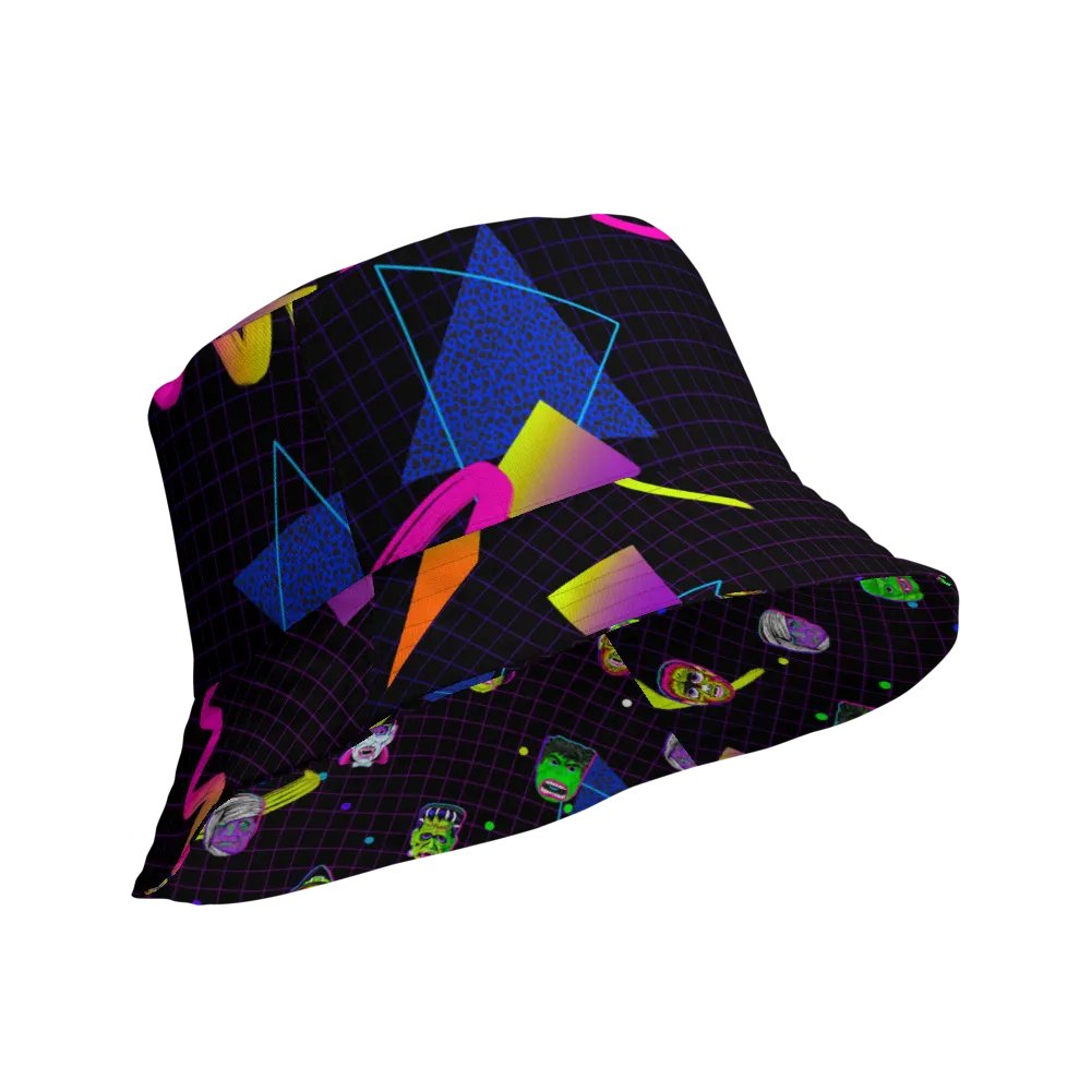Horror icons Bucket Hat product image (11)