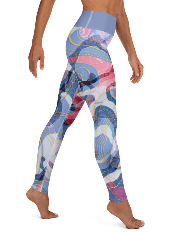 Tectonic map-Yoga Leggings product image (9)