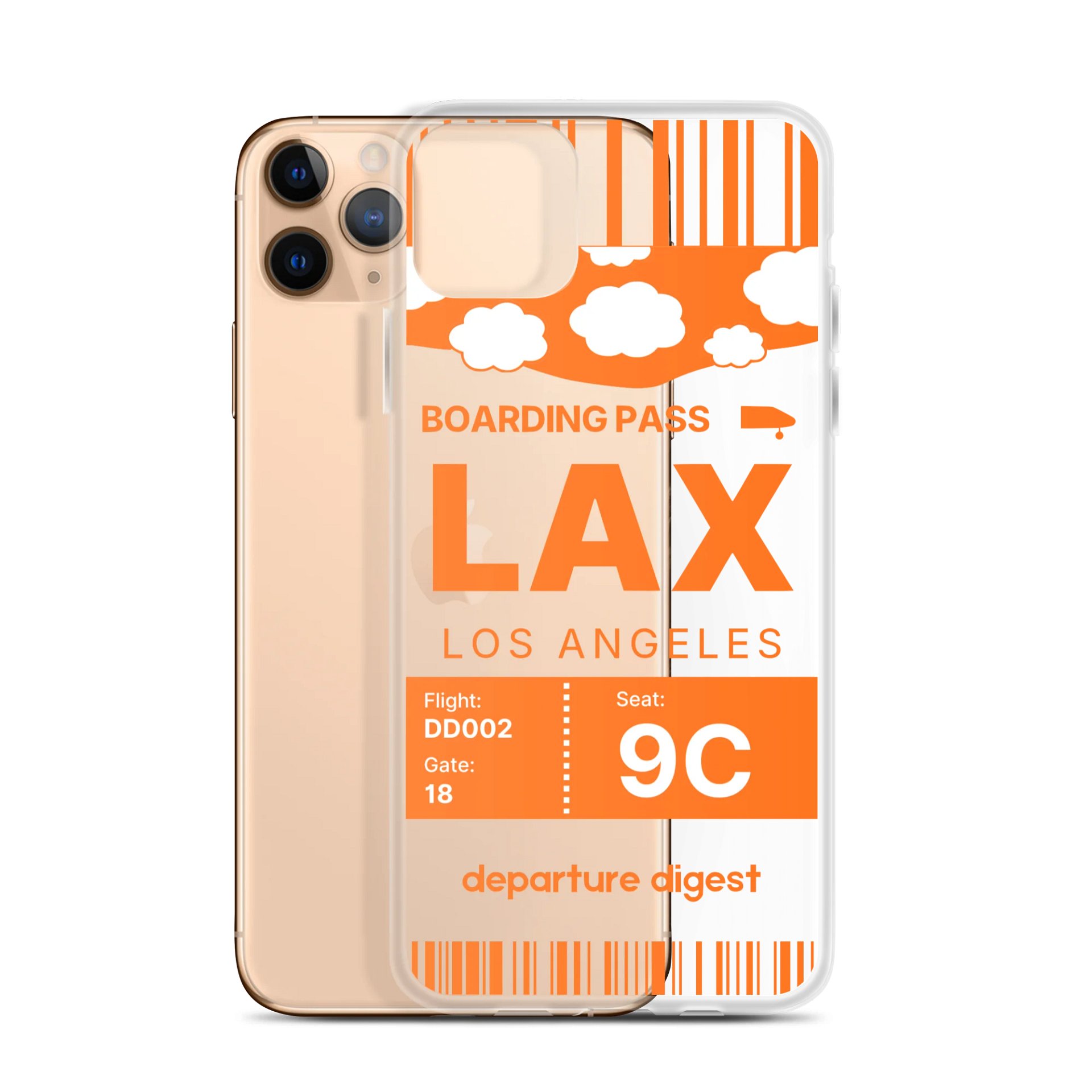 LAX: Los Angeles Boarding Pass Case (iPhone) product image (2)