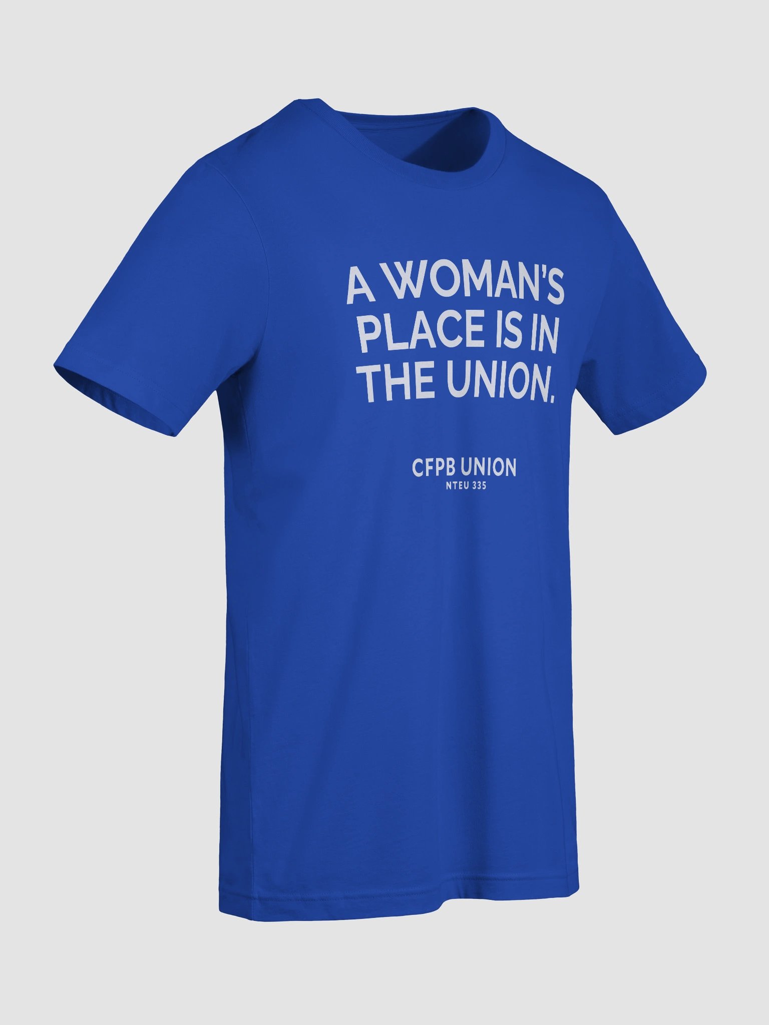 A Woman's Place Is In The Union T-Shirt (White) product image (9)
