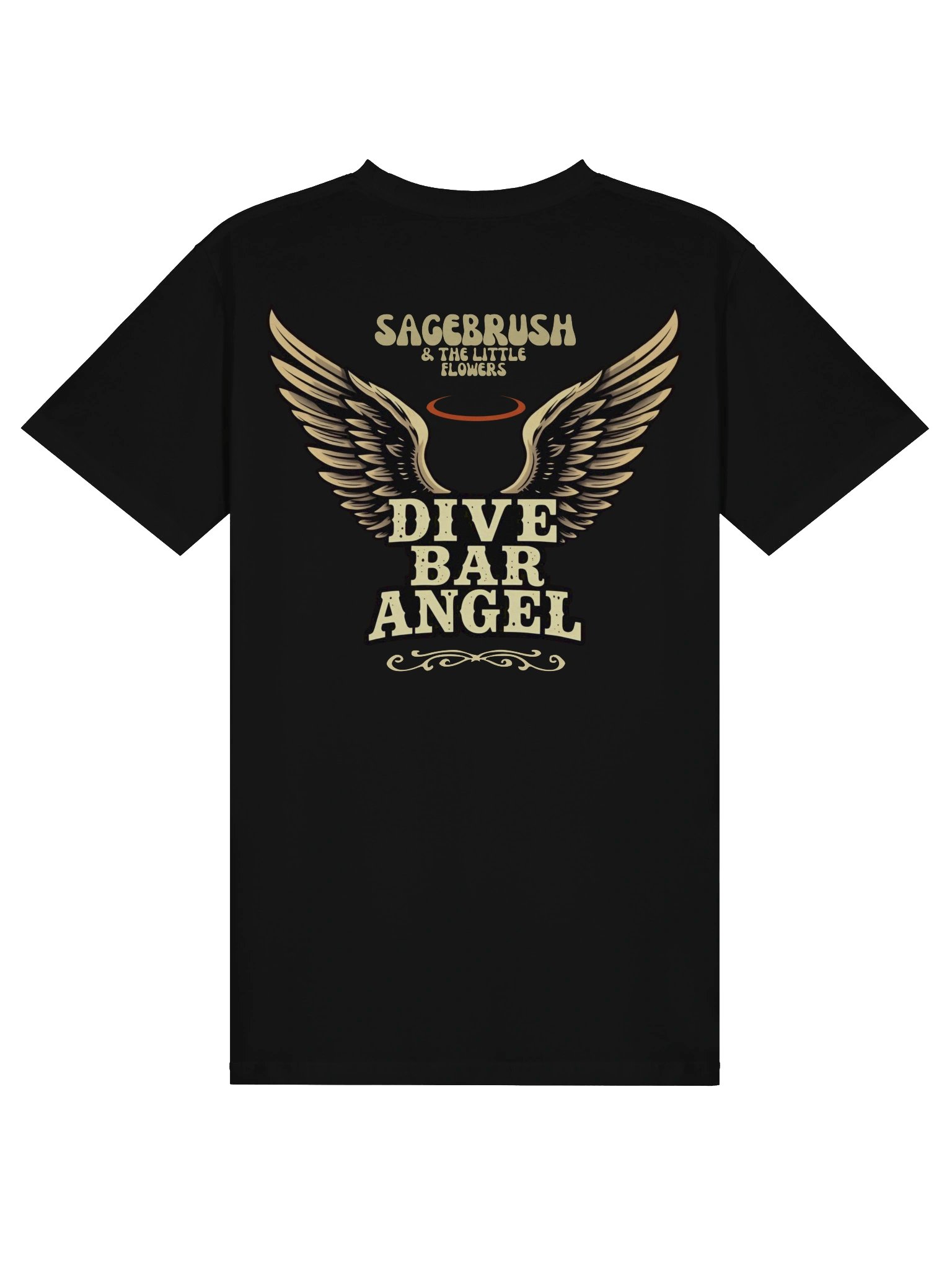 Sagebrush & The Little Flowers Dive Bar Angel T-shirt product image (10)