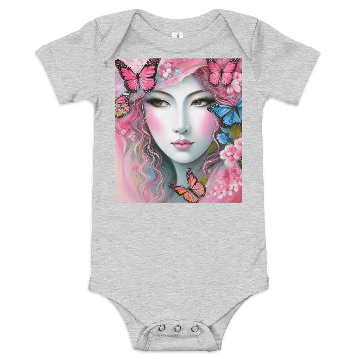 Woman With Pink Butterflies Baby Set product image (4)