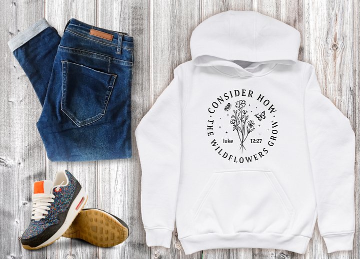 Consider How the Wildflowers Grow Adventure Hoodie product image (1)