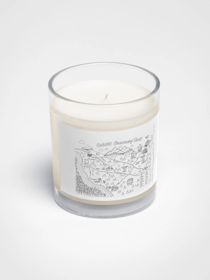 Catskills Vanilla Cone Experiment Map Candle product image (2)