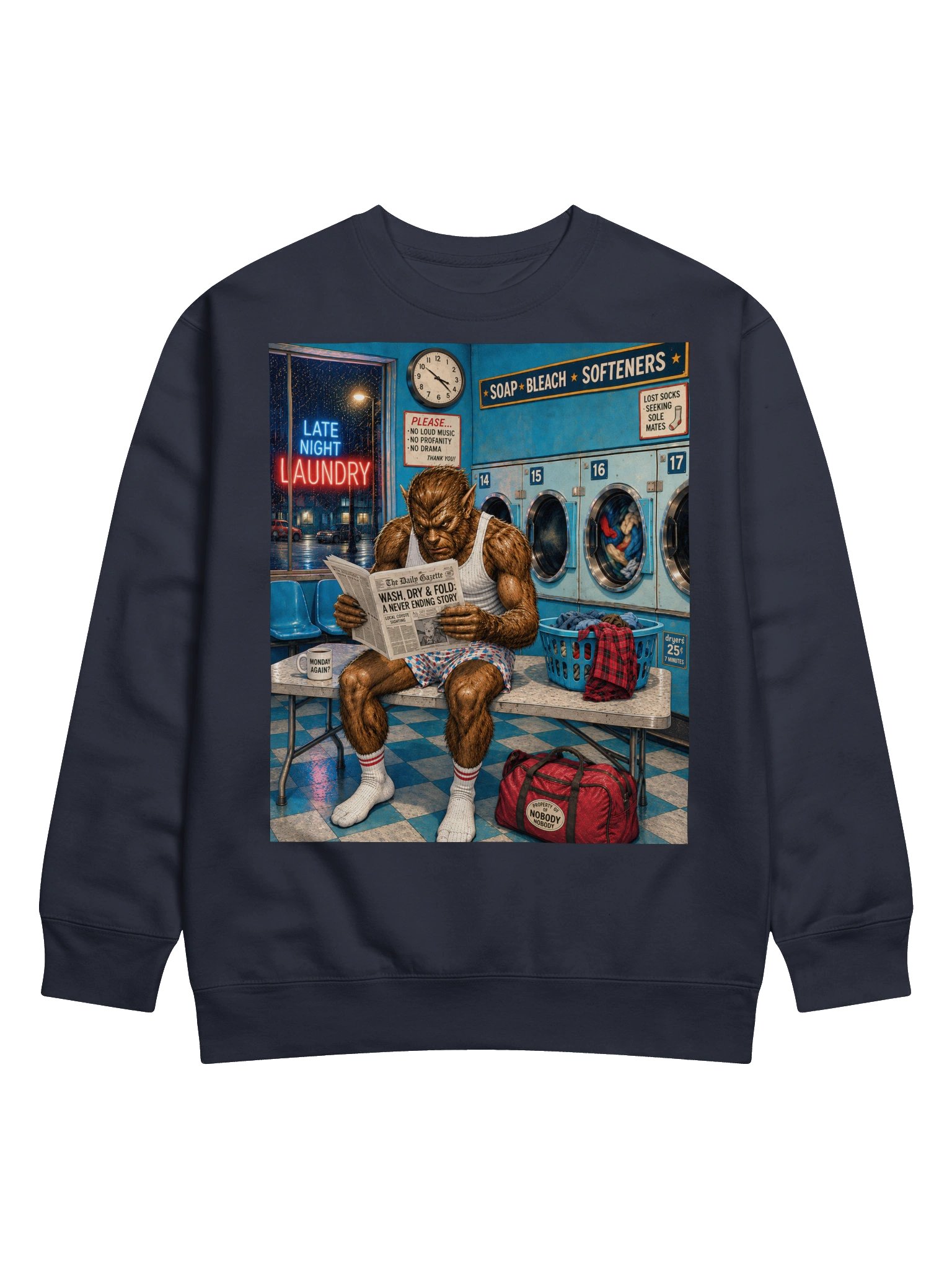 Late Night Laundry Sweatshirt product image (4)