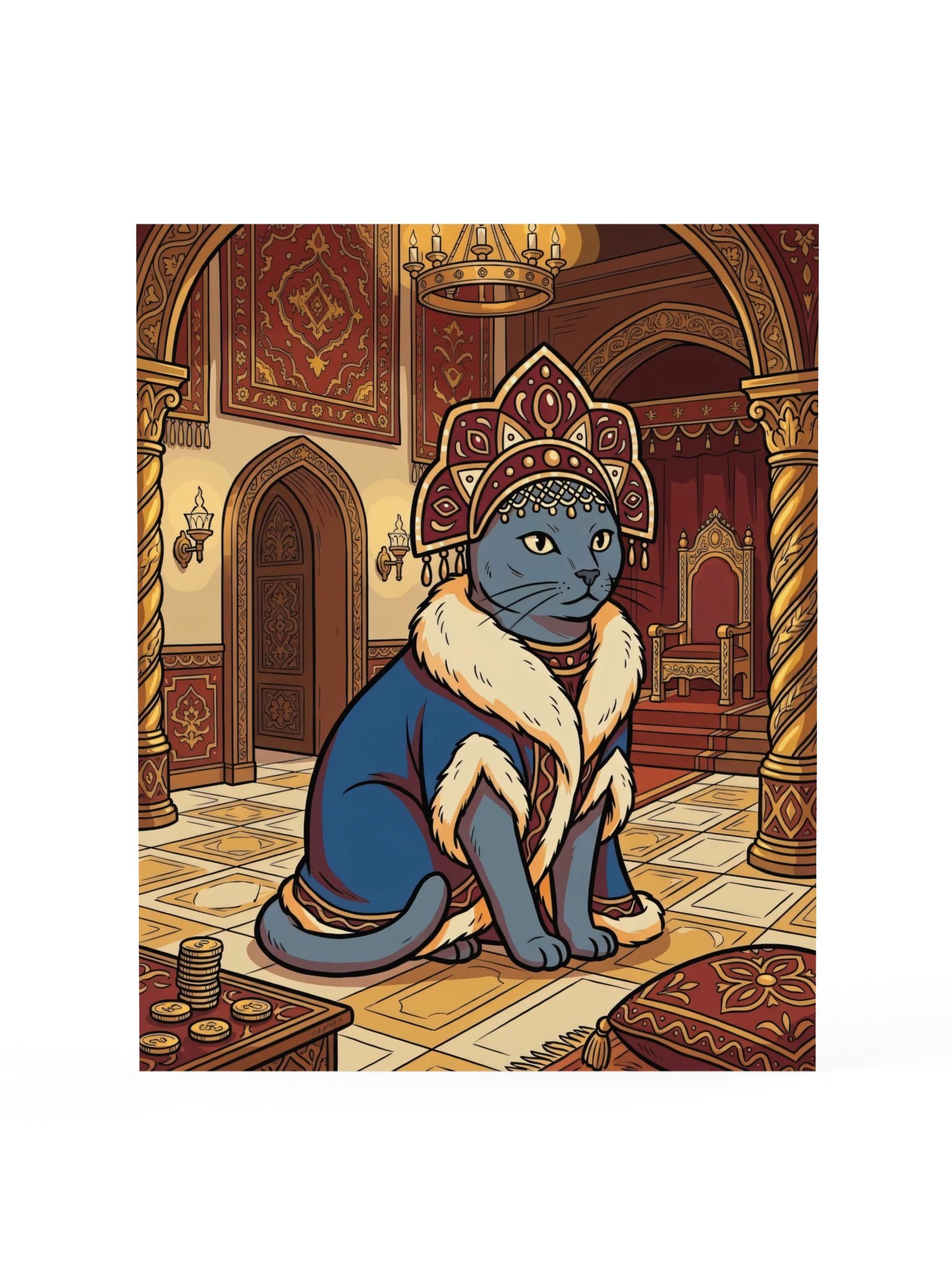 Tsarina Russian Blue Poster product image (15)
