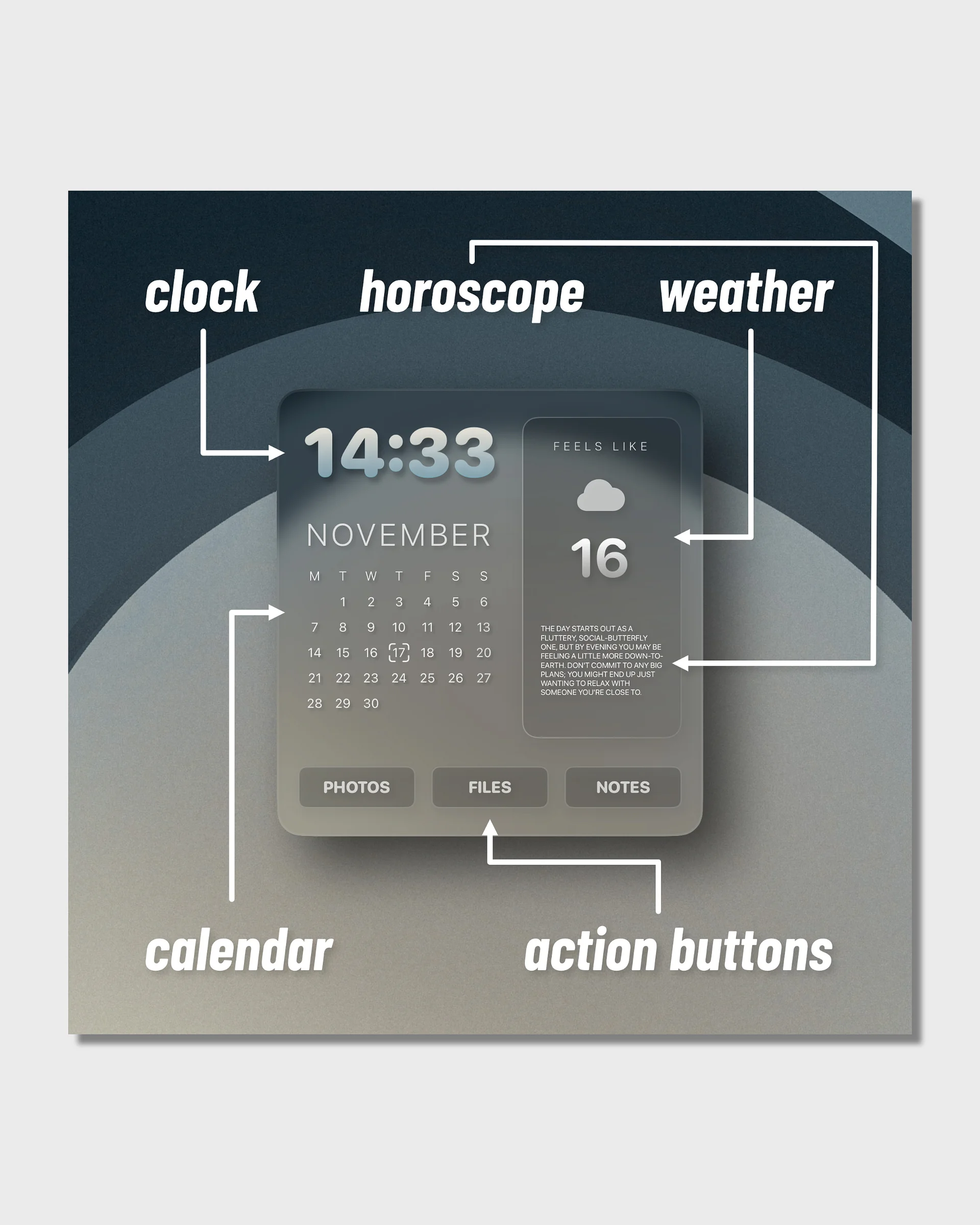 AQUA - iOS 16 Widget + Wallpaper product image (4)