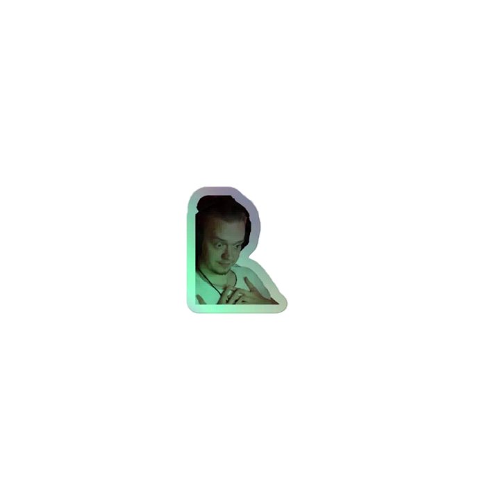 PepperSuprised Holographic Sticker product image (1)