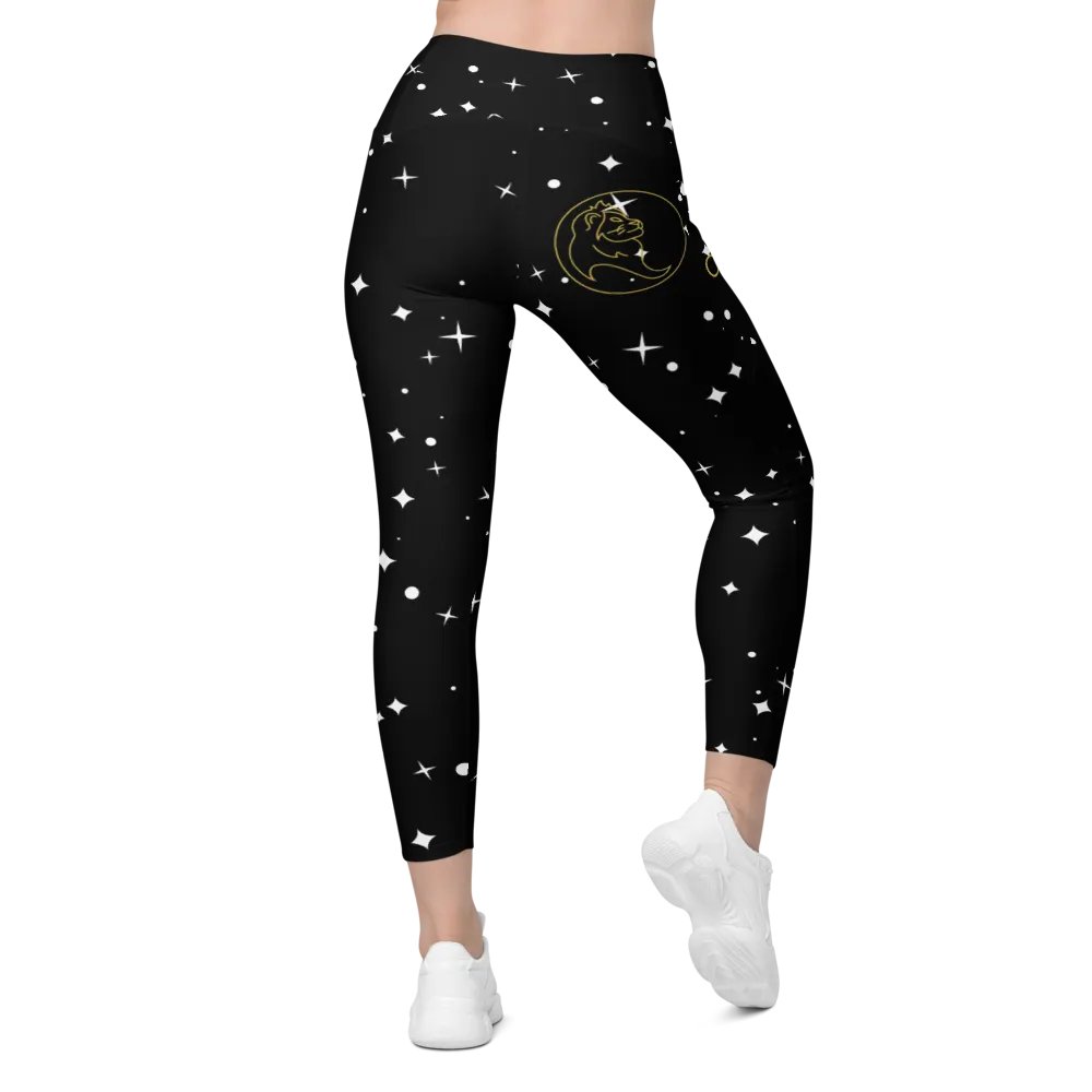 Stellar Leo Crossover Leggings with Pockets product image (2)