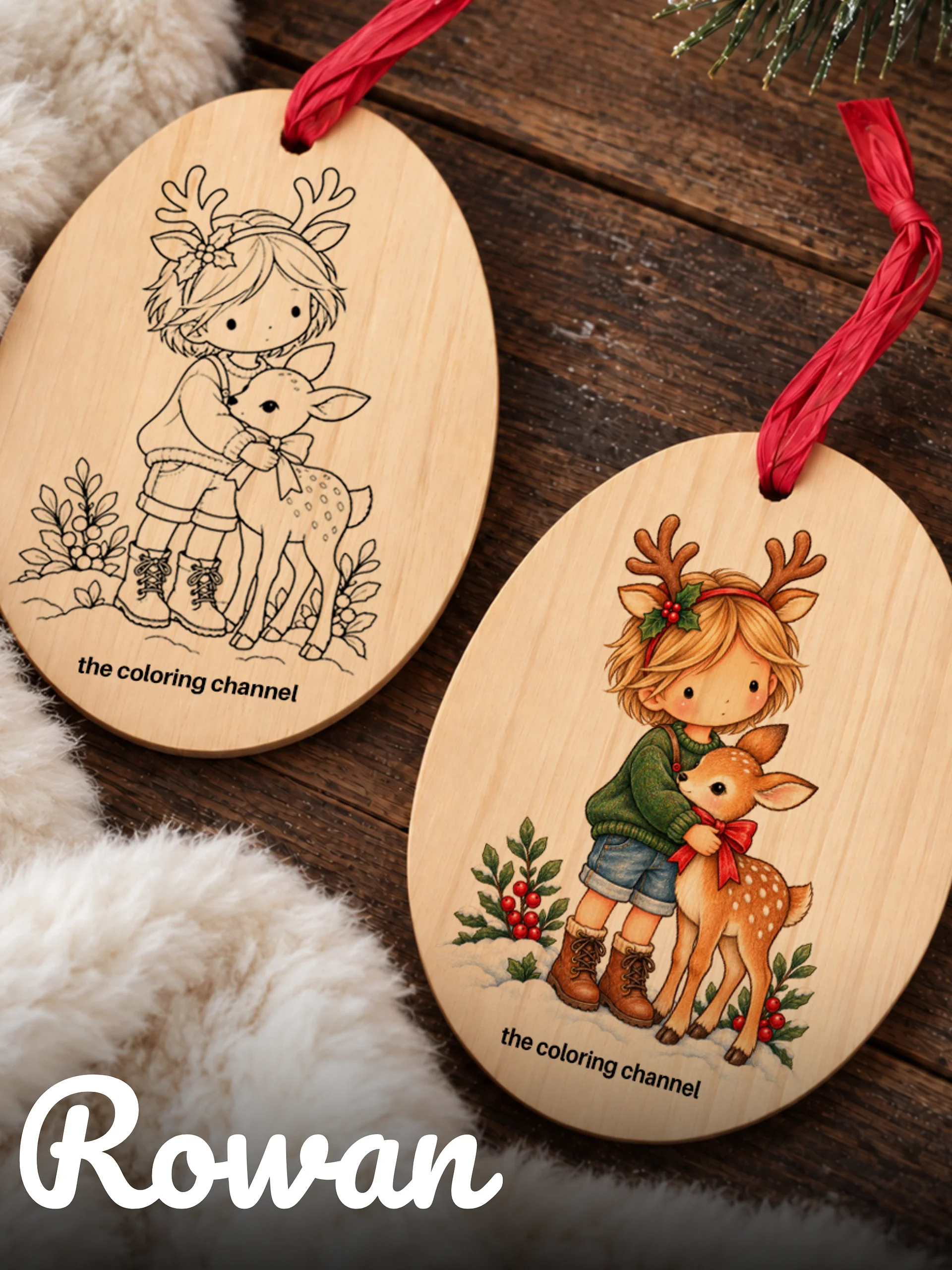 Rowan - Color Your Own Ornament product image (1)