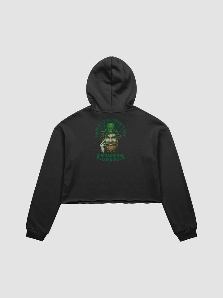 St Patrick's Day Crop Hoodie product image (2)