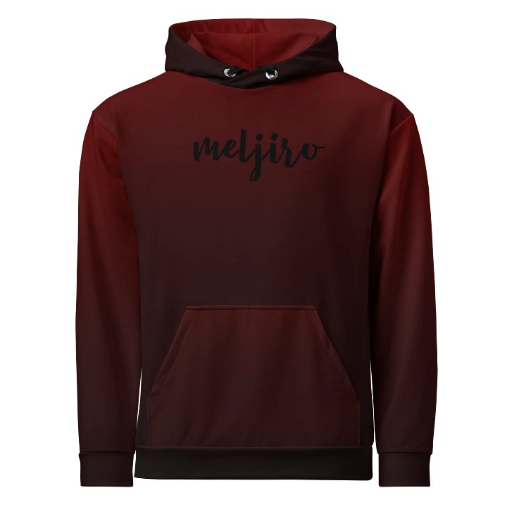 Gradient Meljiro Crimson Hoodie – Bold Style Meets Ultimate Comfort product image (1)