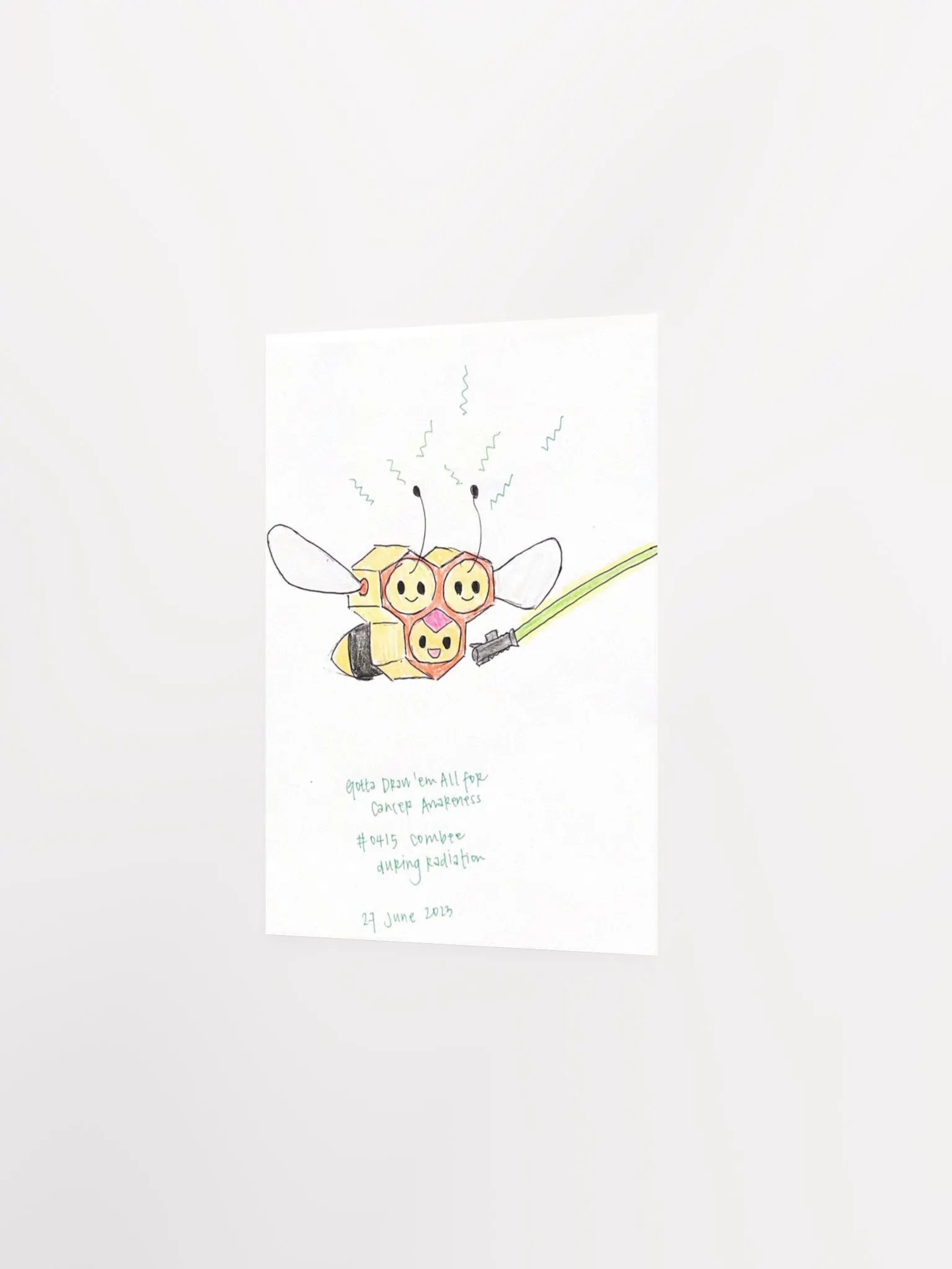 Honeycomb Monster wielding lightsabers for radiation therapy product image (2)