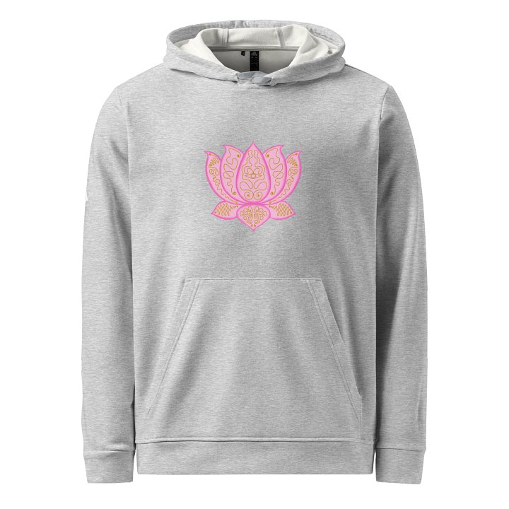 Lotus Serenity Gold-Trimmed Hoodie product image (1)