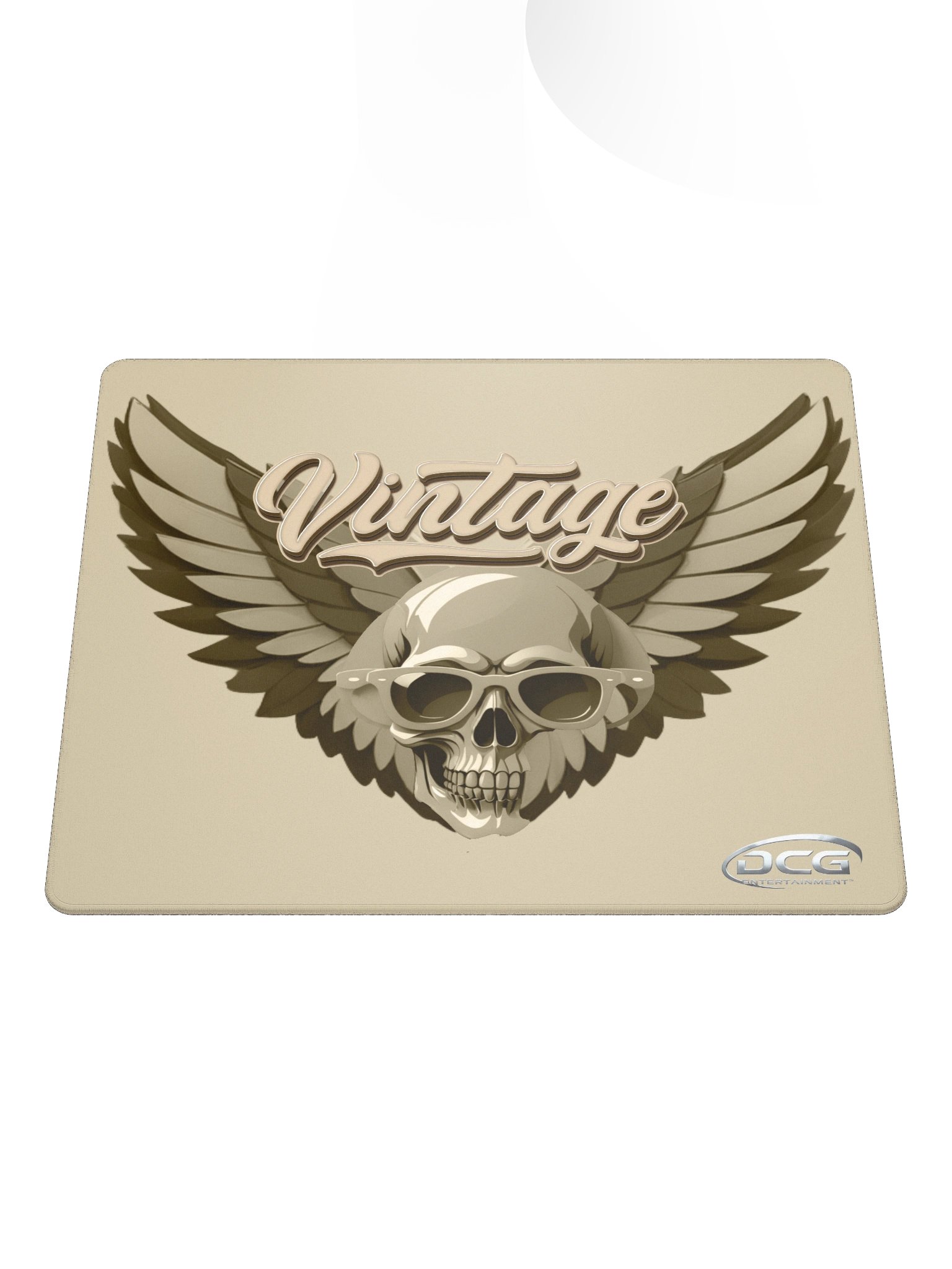 Vintage Skull Wings Gaming Mouse Pad product image (1)