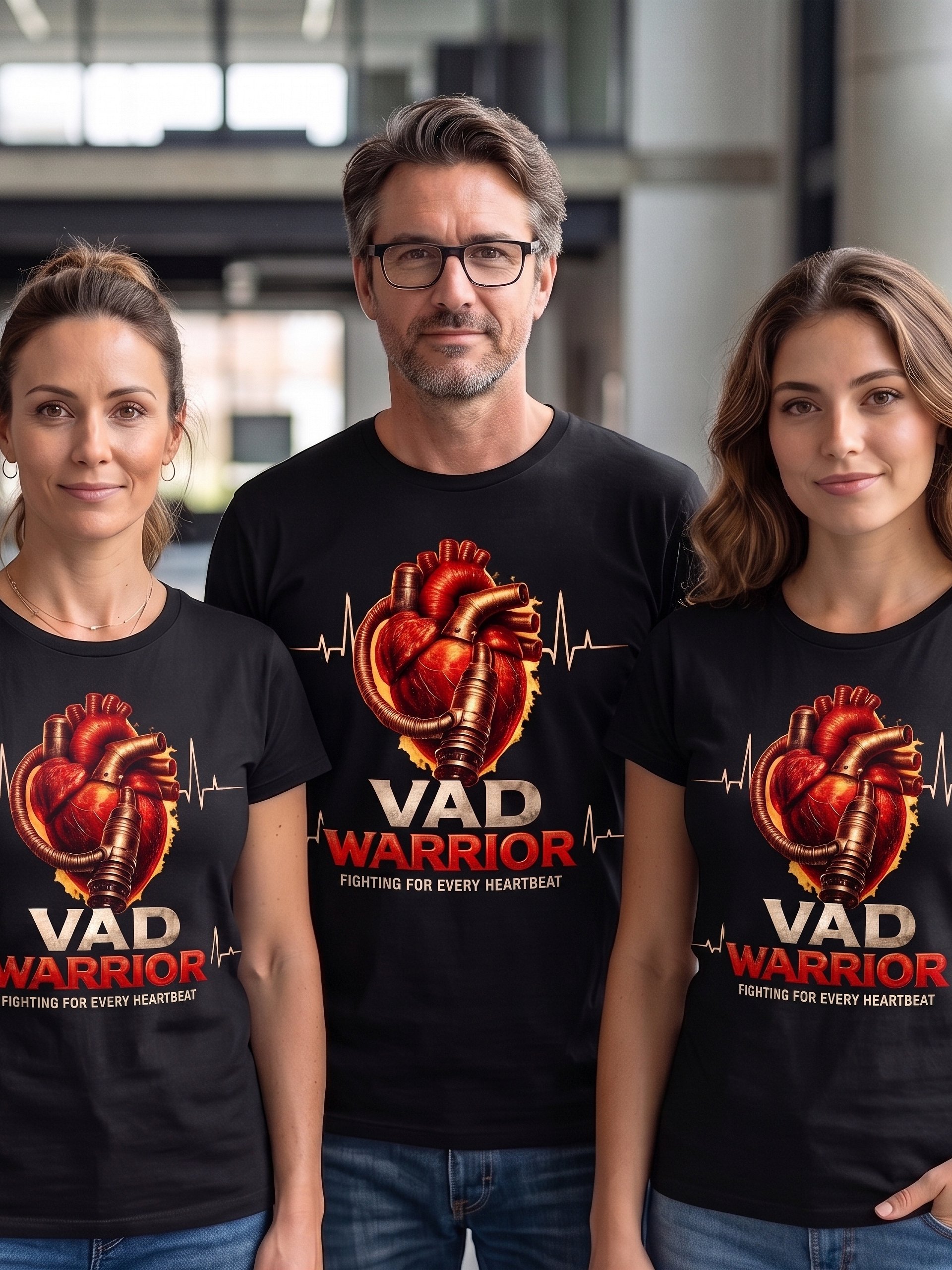 "VAD Warrior - Fighting" T-Shirt - Black - Unisex product image (1)