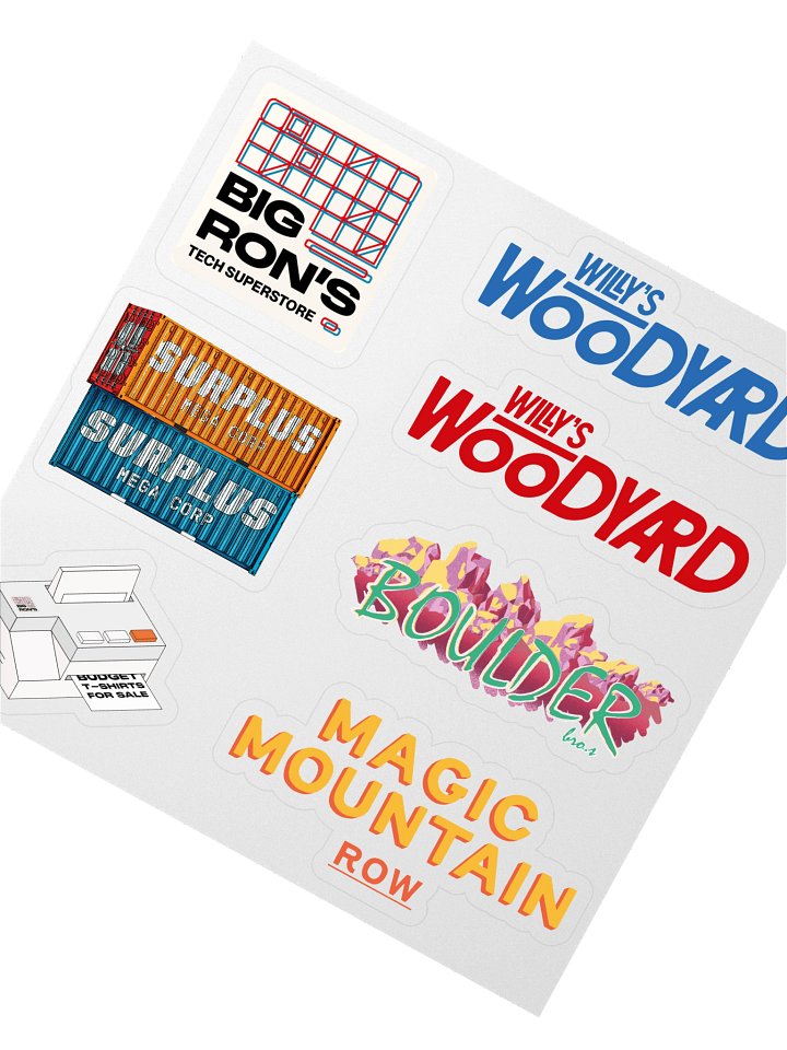 Stickers of Magic Mountain Row product image (2)