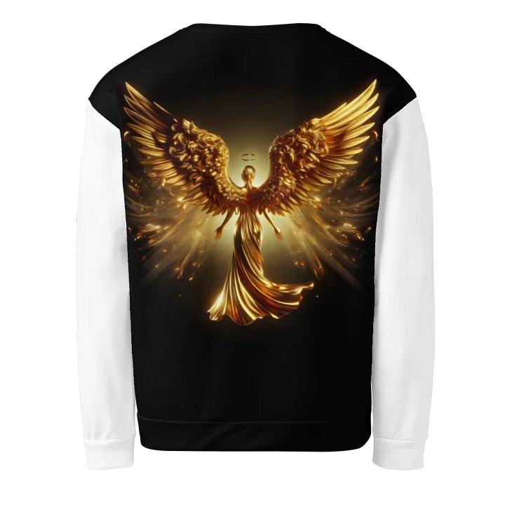 A Golden Angel and Cross - Unisex Sweatshirt #1 product image (2)