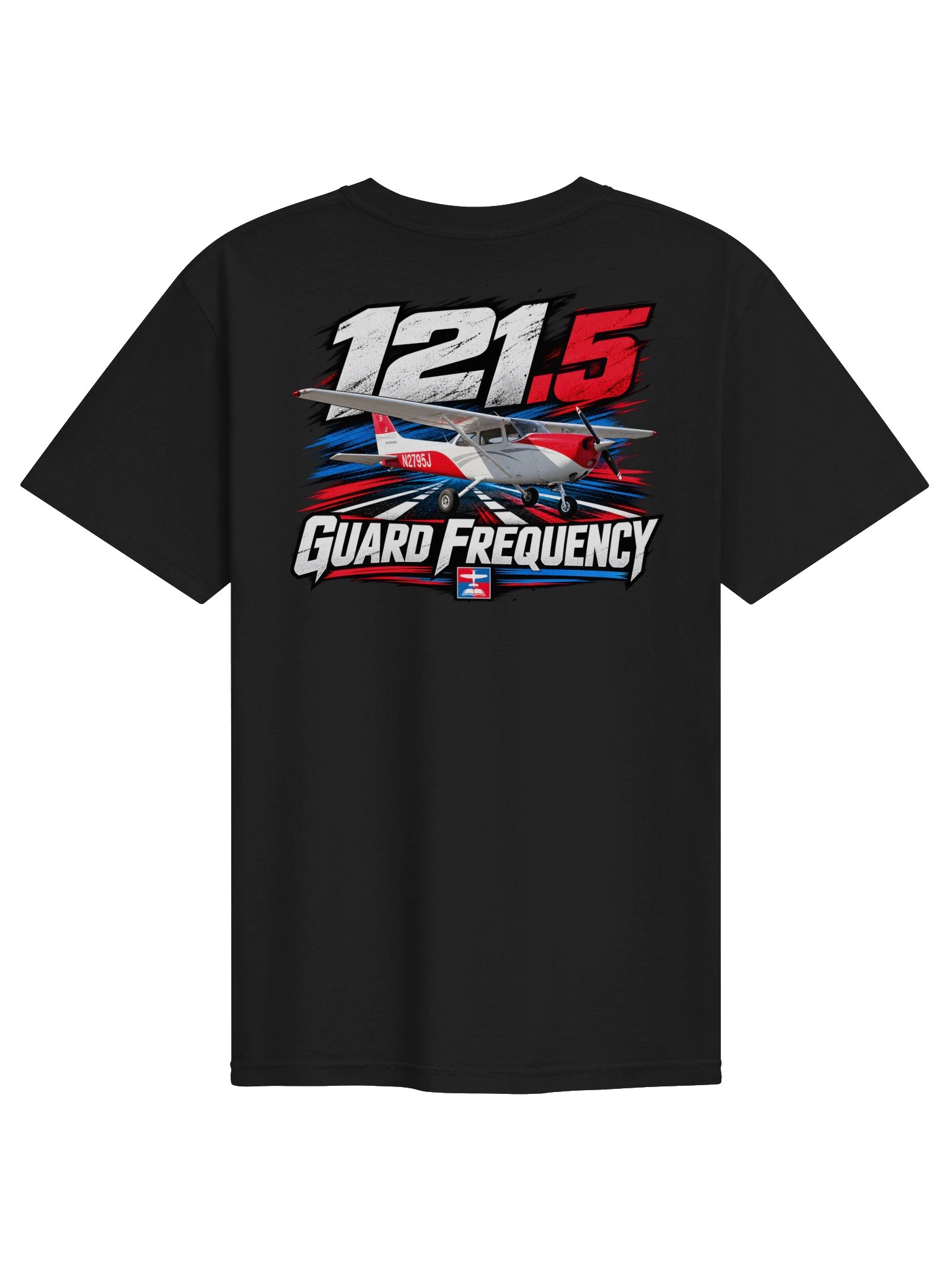 121.5 Guard Frequency | Endeavour Aviation Premium Tee product image (6)