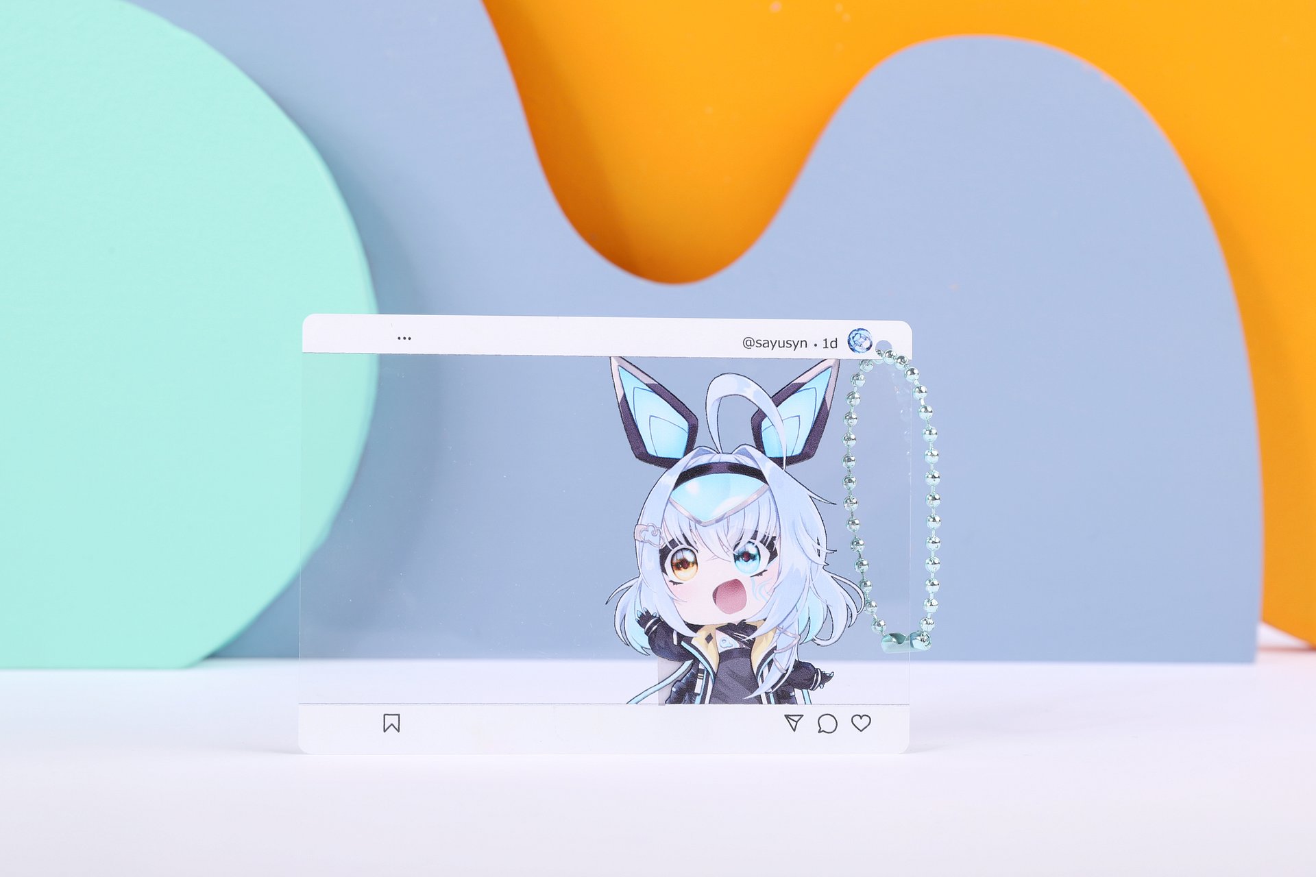 Sayu Sincronisity Social Media Style PVC Keychain product image (6)