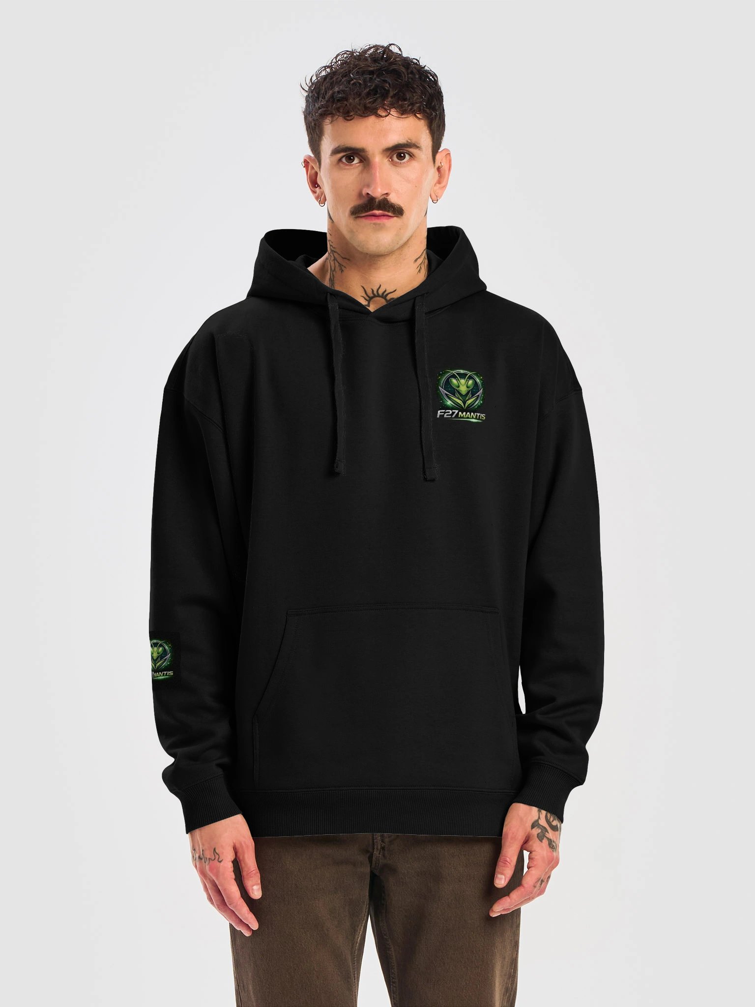 F27 Mantis Men’s Organic Hoodie | Strength In Silence Edition by FayzieBobs product image (1)