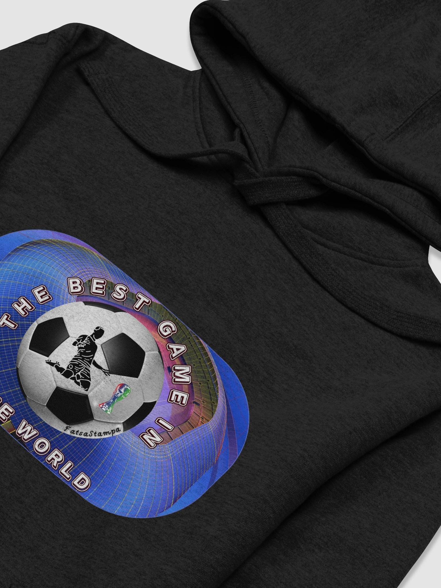 The Best Game in the World” Hoodie – soccer Stadium, World Cup & Soccer Player Design Premium Hoodie product image (3)