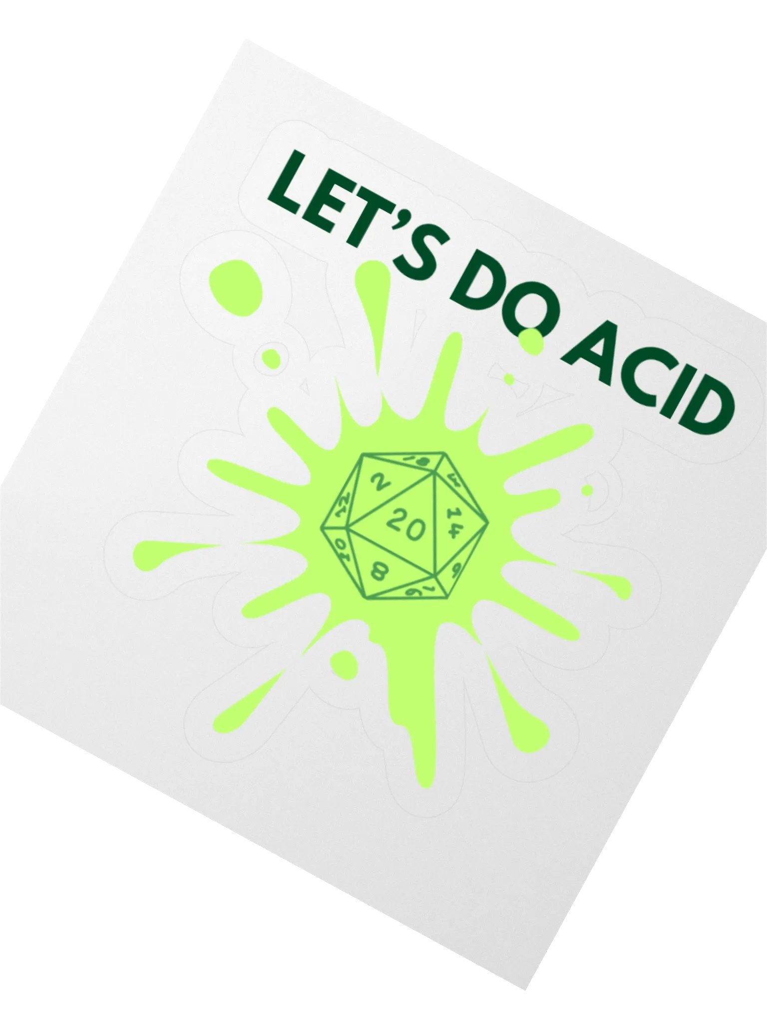 "Let's Do Acid" Sticker product image (2)