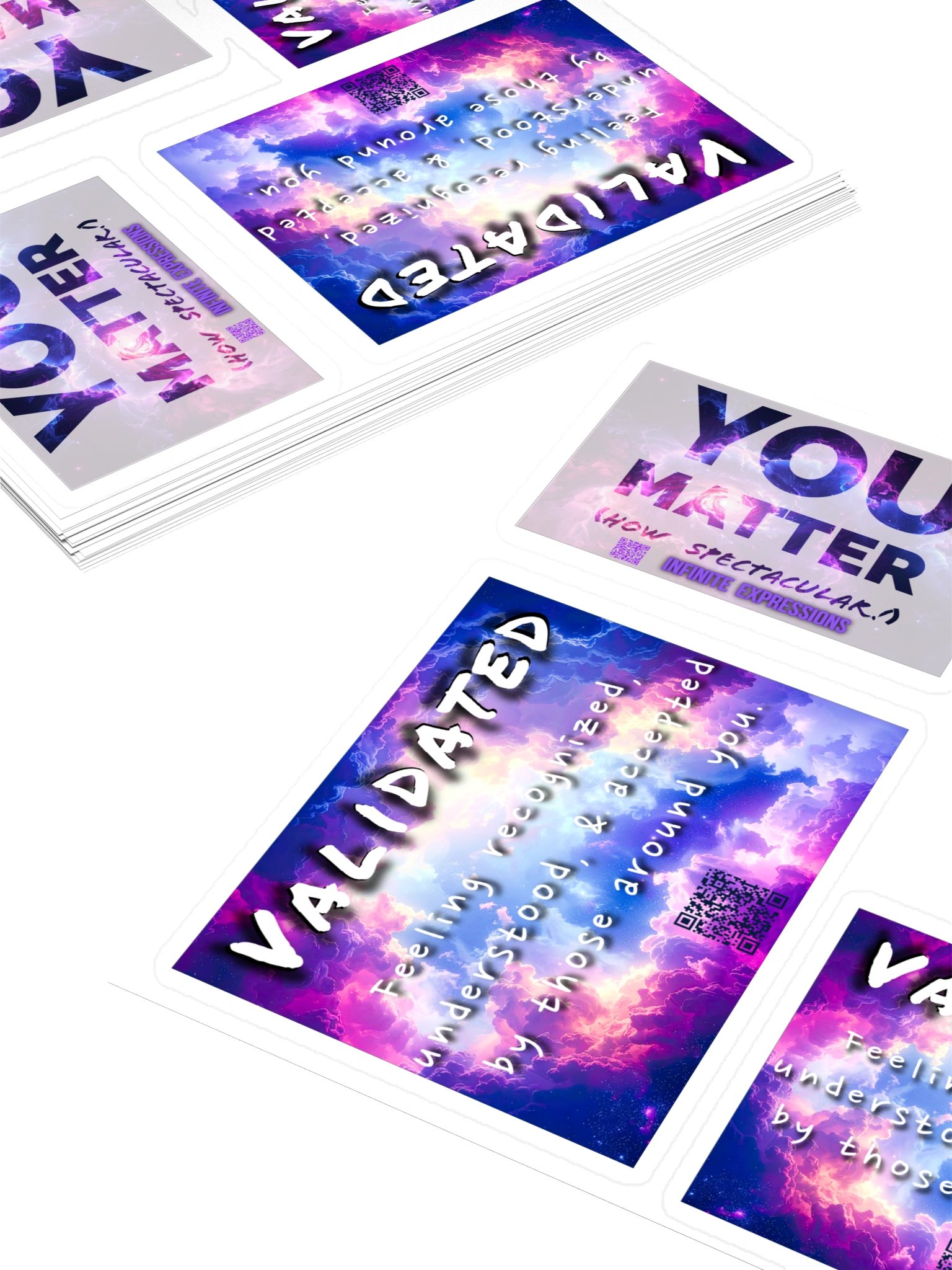 Validated & You Matter Sticker Pack product image (4)