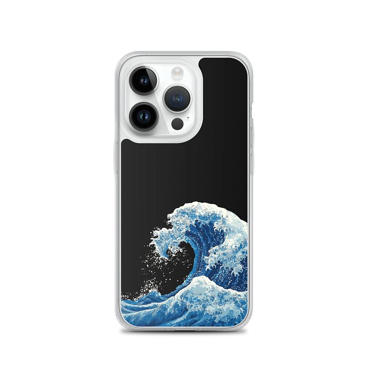 Wave iPhone Clear Case product image (3)