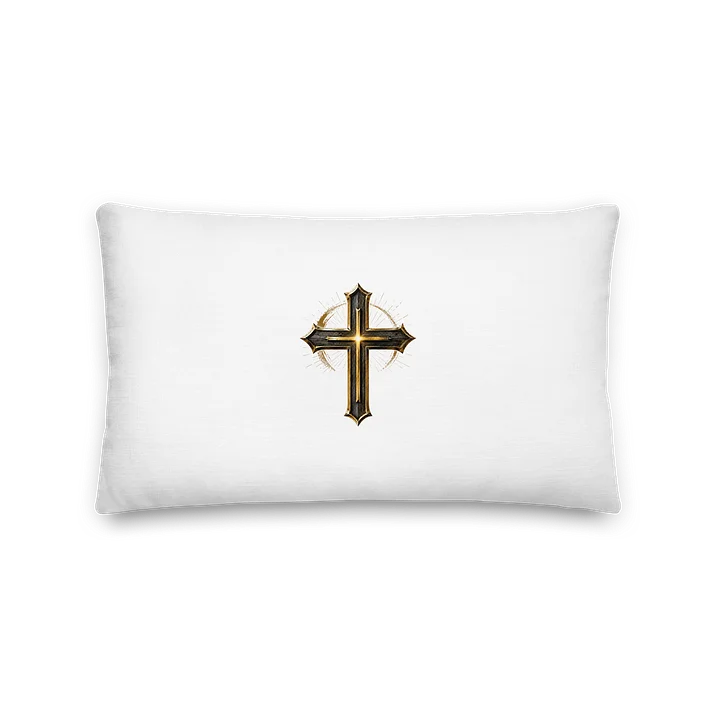 Radiant Ornate Cross Premium Pillow product image (1)