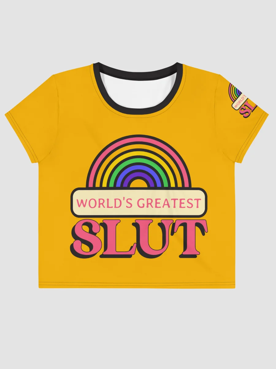 World's Greatest Slut crop tee product image (4)