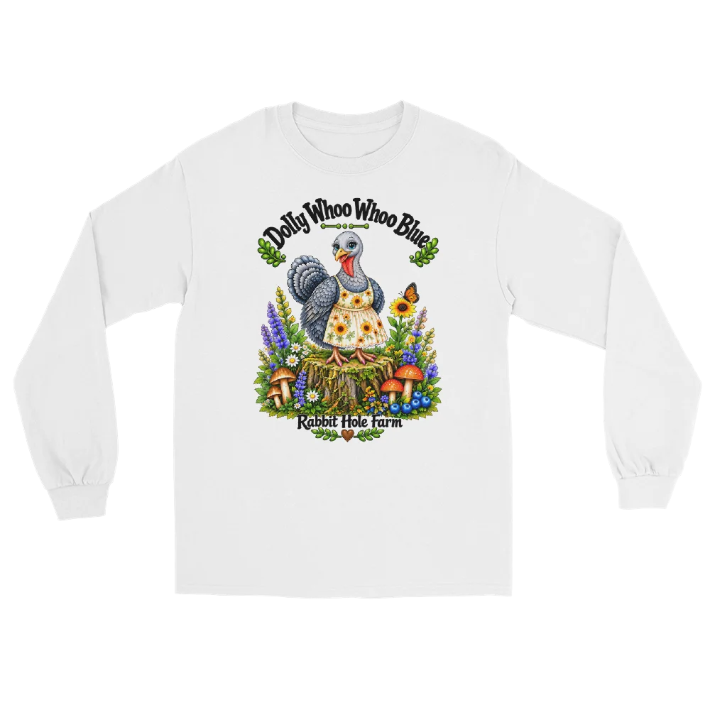 Dolly Sunflower Dress Design Adult Long Sleeve White product image (1)