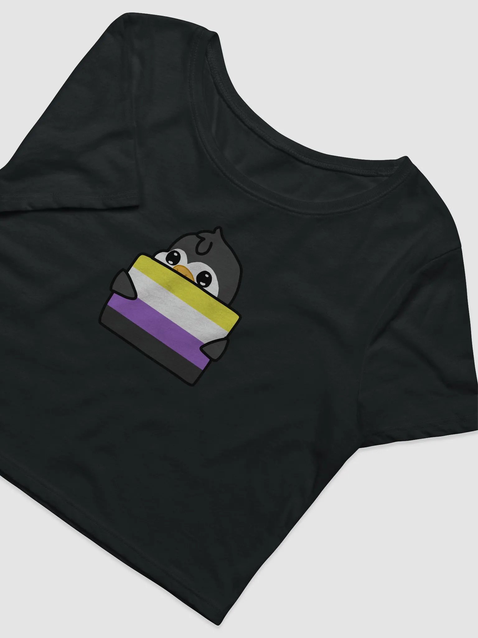 "Non-Binary Pride" Lil' Guy - Crop Top product image (3)