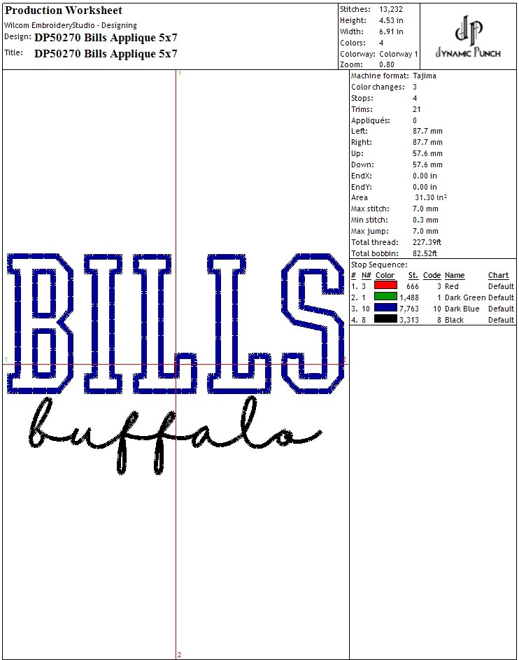 NFL BILLS APPLIQUE product image (2)