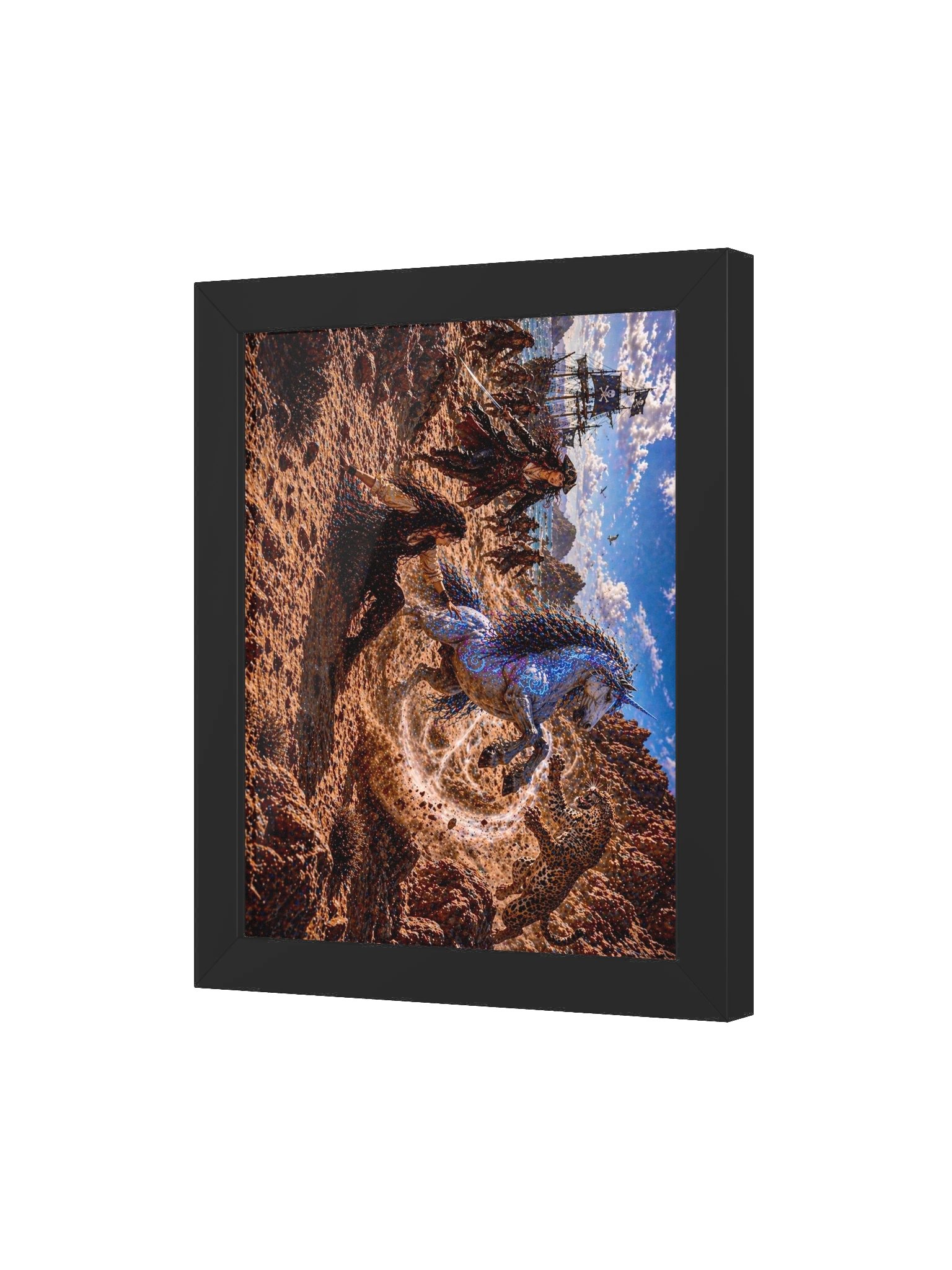 Pirate Unicorns - Battle Ready Framed Poster product image (7)