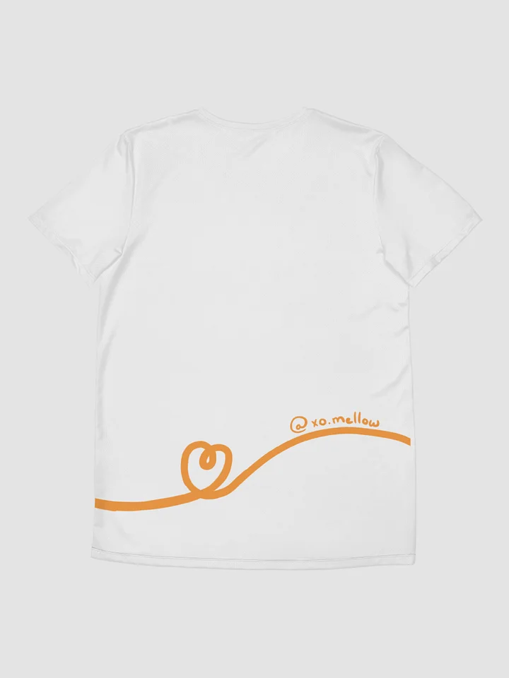 Mellow Ribbon All-Over Print Athletic T-Shirt (White) product image (2)