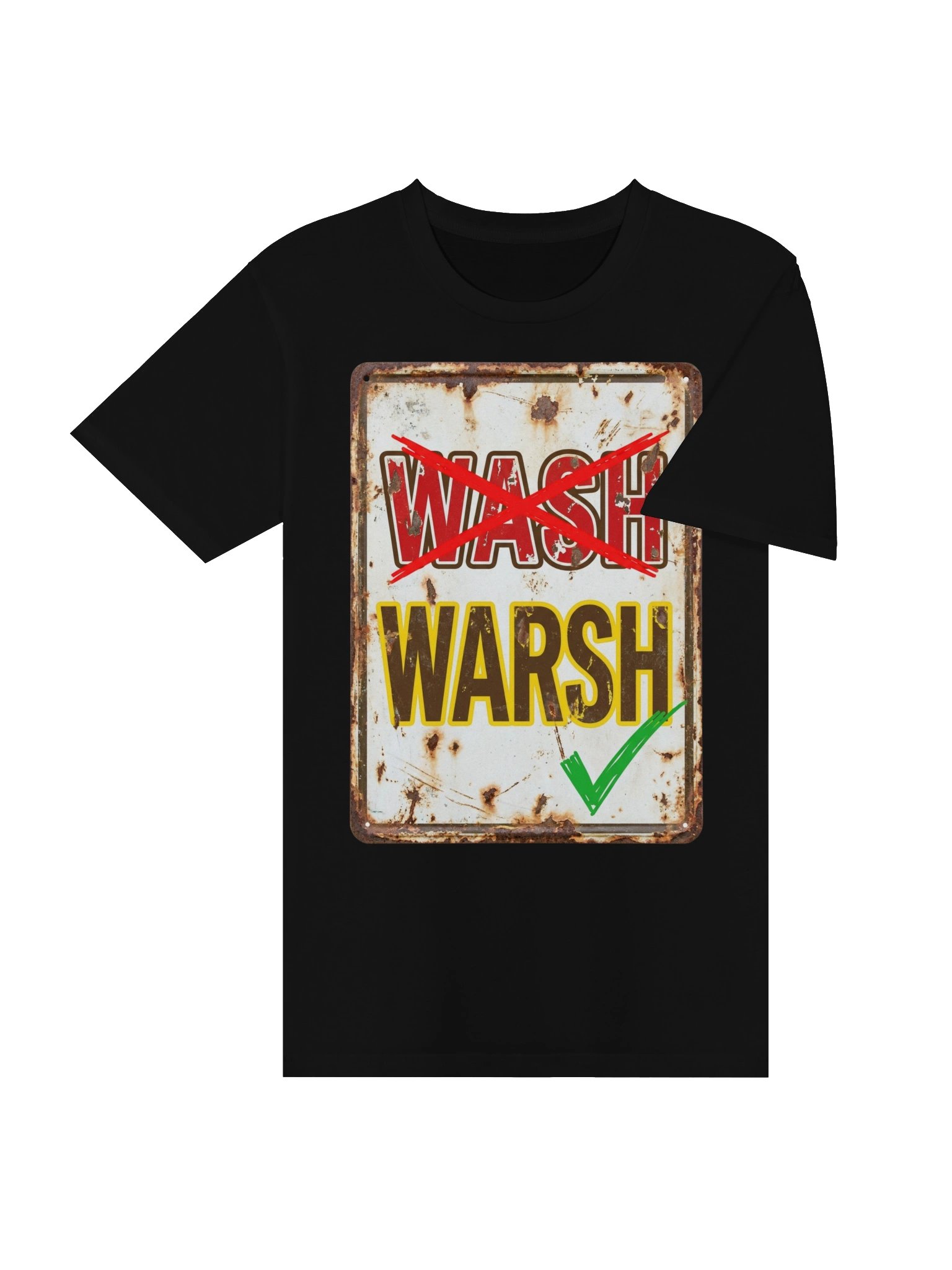 Wash Warsh Southern Accent Country Saying Pronunciation Joke T-Shirt product image (36)