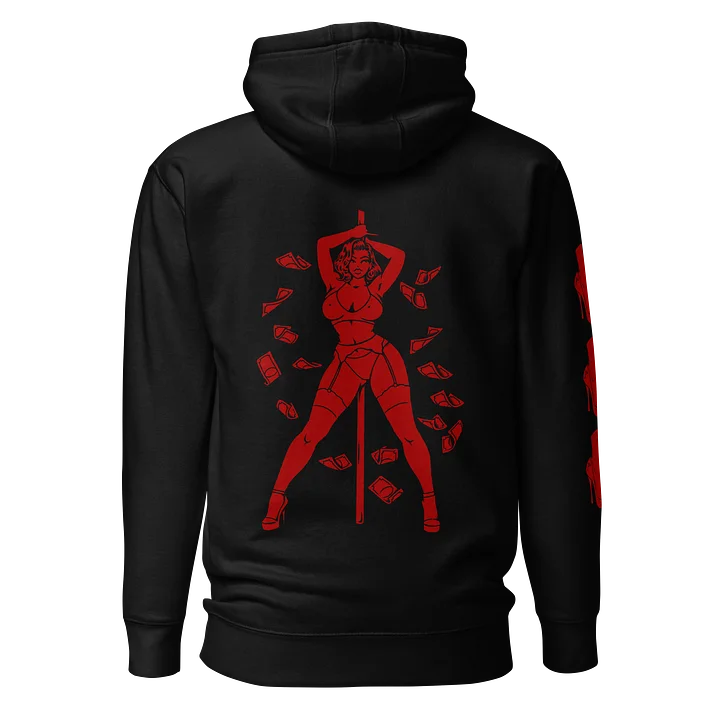 Violet hoodie - blood red product image (1)