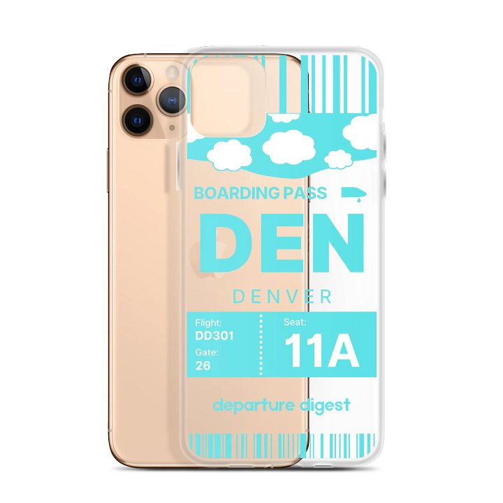 DEN: Denver Boarding Pass Case (iPhone) product image (2)