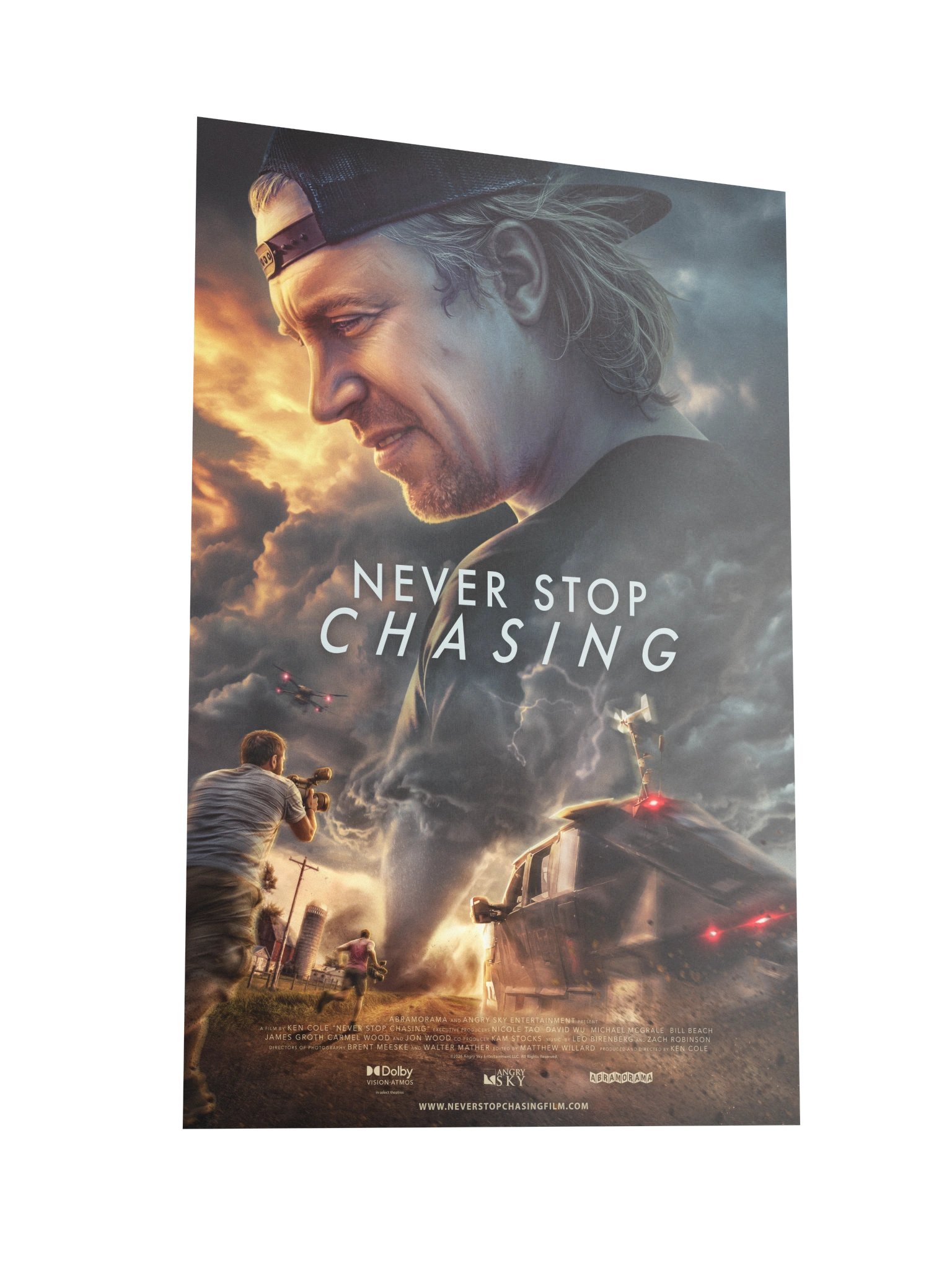 Official "Never Stop Chasing" Movie Poster (Limited Theatrical Edition) product image (2)