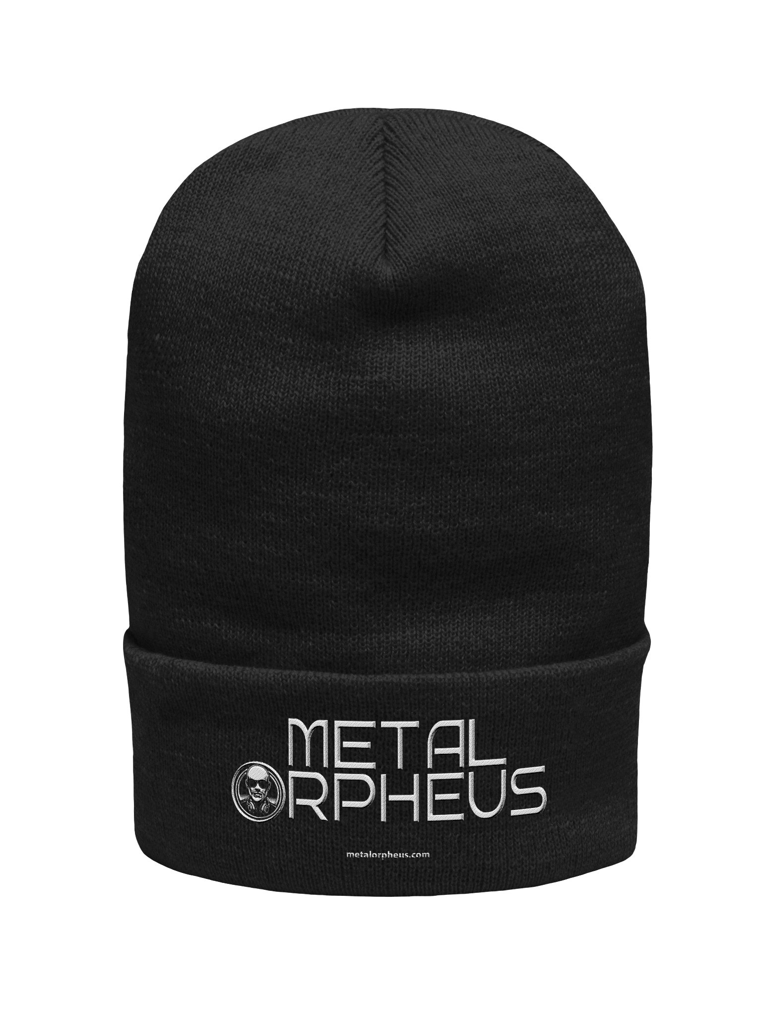 Metal Orpheus helmet of profound fluffiness (white logo) product image (1)