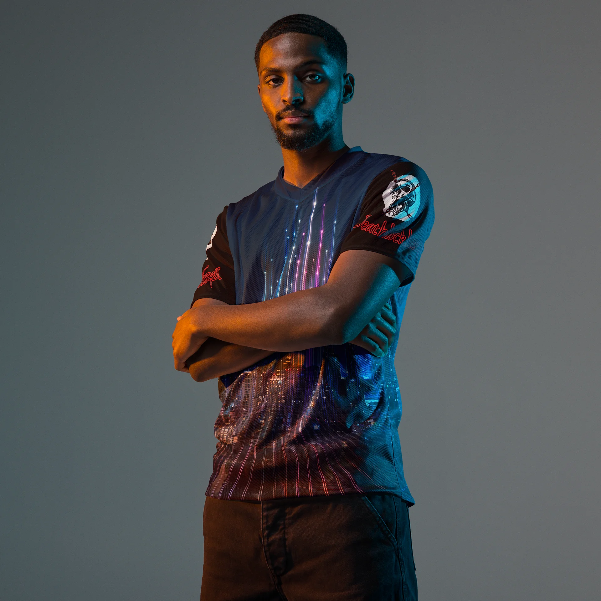 All-Over Print Recycled Unisex Sports Jersey product image (2)