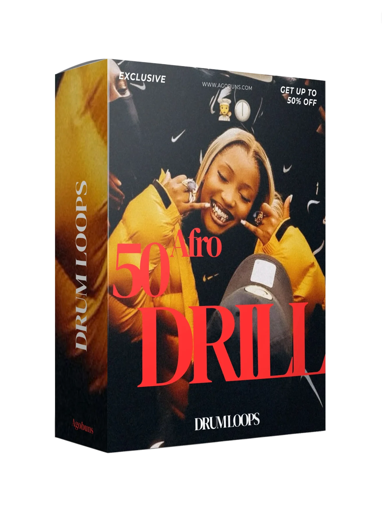 (50+) AFRO DRILL DRUM LOOPS – PREMIUM product image (1)
