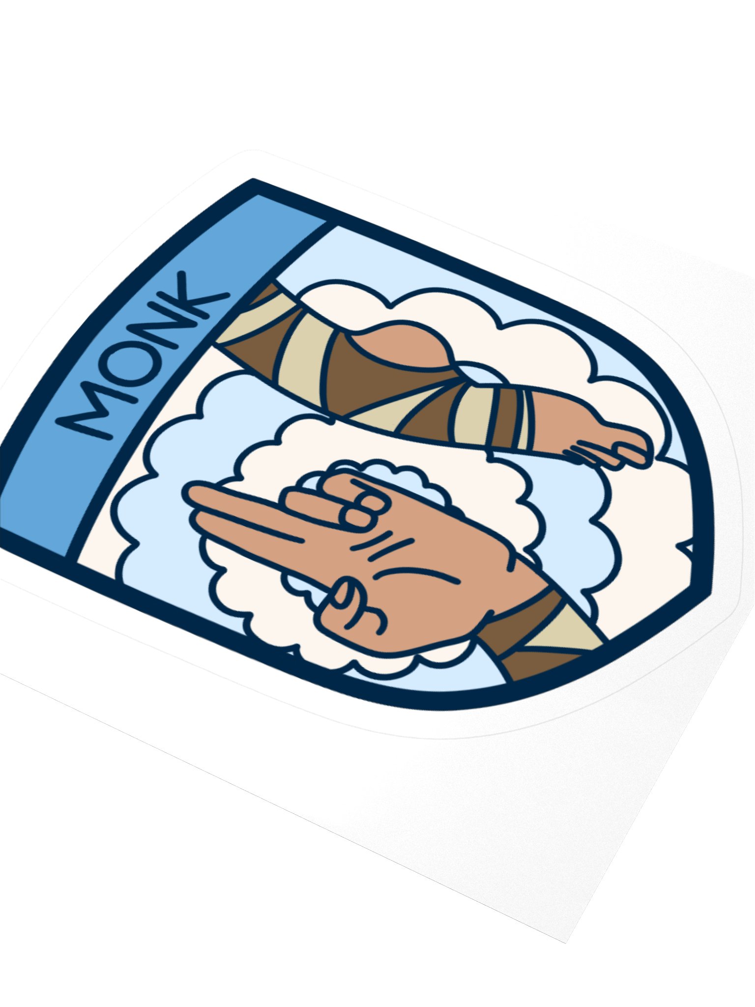 Monk Emblem Sticker product image (7)