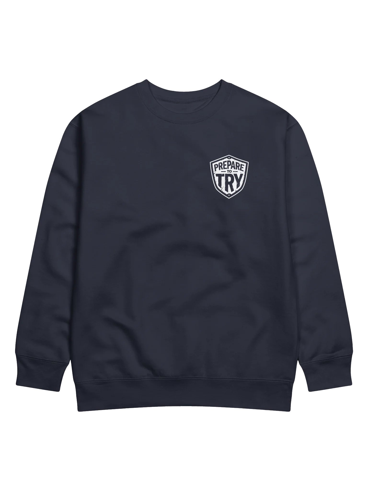 Prepare To Try Sweatshirt (White Shield) product image (2)
